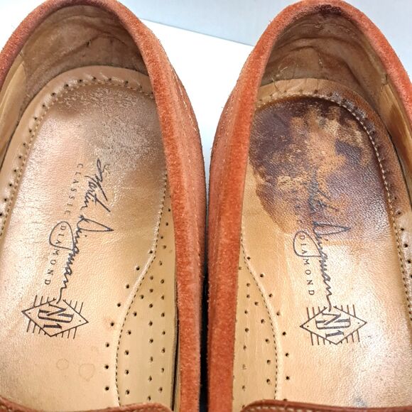 Martin Dingman Men’s Size 10M Suede Leather Vibram Sole Penny Loafers - Picture 11 of 11